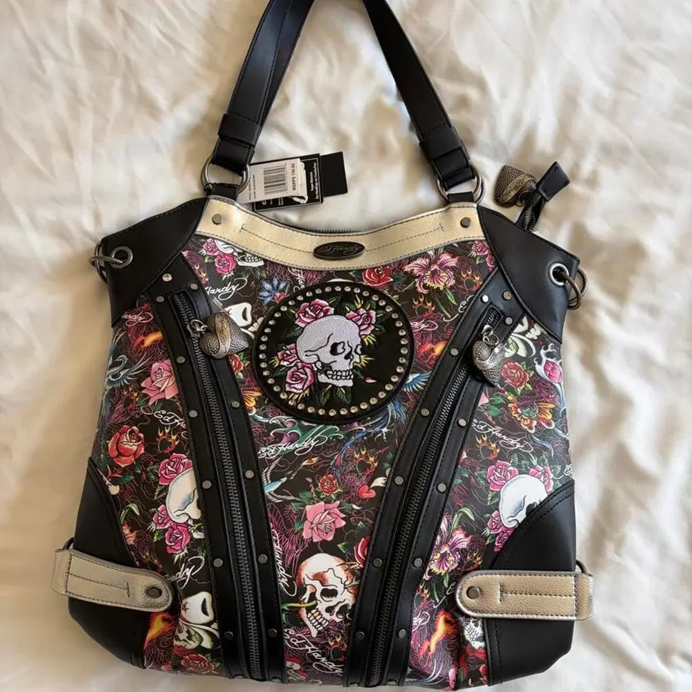New large ed hardy black